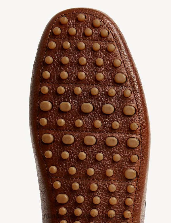 Marks and Spencer sale - Men Tan Footwear Marks & Spencer Leather Slip-On Driving Shoes 20VTD5728