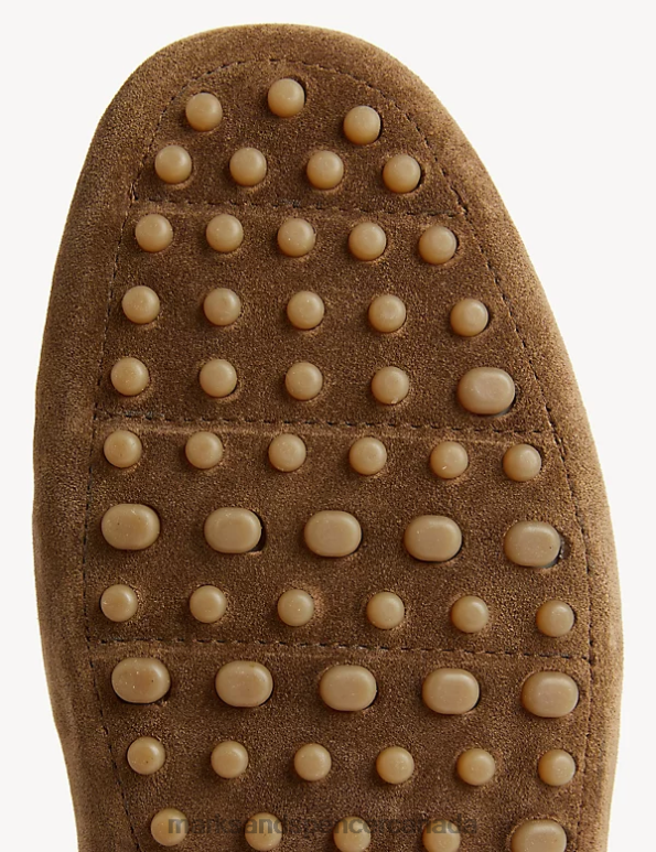 Marks and Spencer sale - Men Dark Tan Footwear Marks & Spencer Suede Driving Shoes 20VTD5854