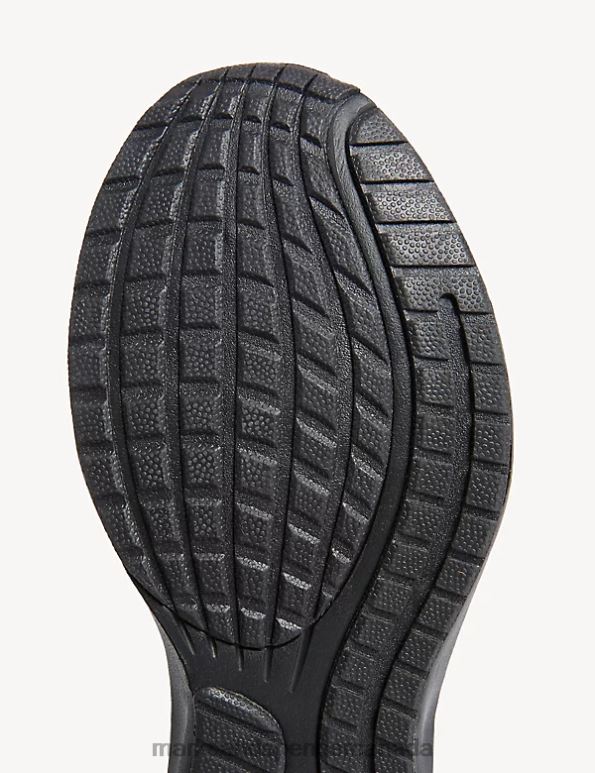 Men Black Footwear Marks & Spencer Light as Air Trainers 20VTD6047 - Marks and Spencer Canada locations