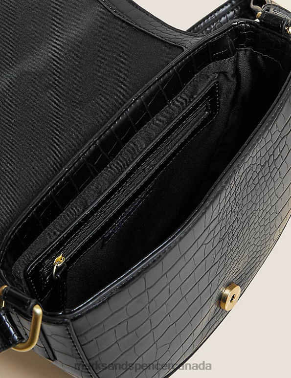 Marks and Spencer near me - Women Black Accessories Marks & Spencer Faux Leather Cross Body Bag 20VTD2705
