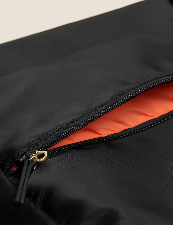 Women Black Accessories Marks & Spencer Zip Around Backpack 20VTD1284 - Marks and Spencer Canada locations