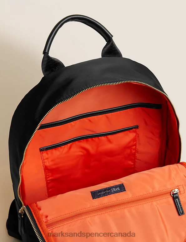 Women Black Accessories Marks & Spencer Zip Around Backpack 20VTD1284 - Marks and Spencer Canada locations