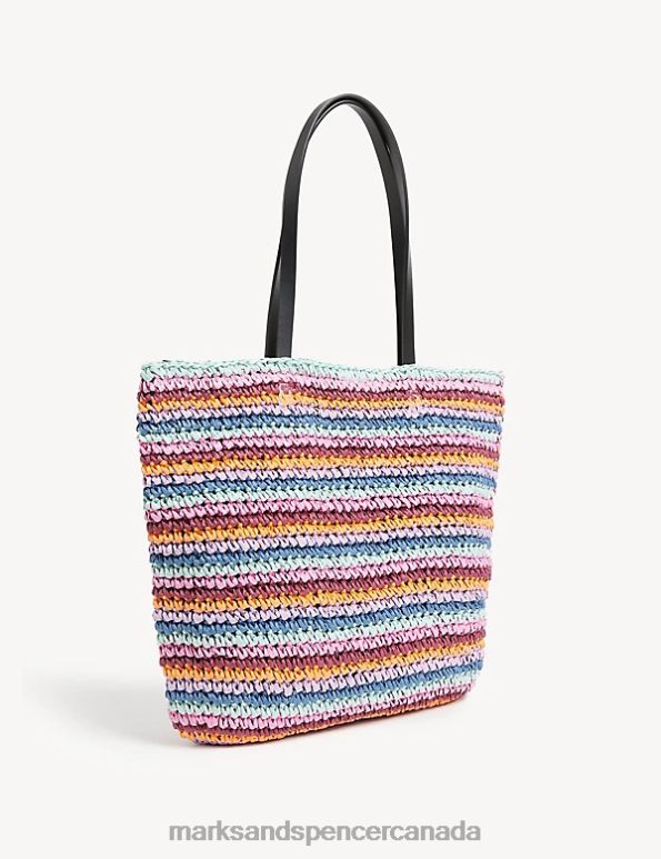 Marks and Spencer sale - Women Multi Accessories Marks & Spencer Straw Woven Tote Bag 20VTD1203