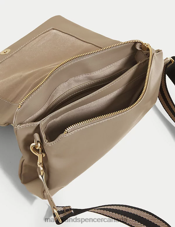 Women Mushroom Accessories Marks & Spencer Faux Leather Messenger Cross Body Bag 20VTD3074 - Marks and Spencer Canada locations