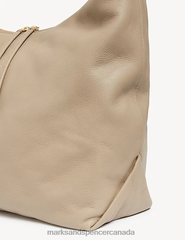 Women Mushroom Accessories Marks & Spencer Leather Shoulder Bag 20VTD1494 - Marks and Spencer Canada locations