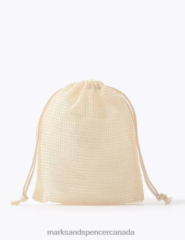Women White Accessories Marks & Spencer Pack of 5 Reusable Organic Cotton Pads & Bag 20VTD3320 - Marks and Spencer Canada locations