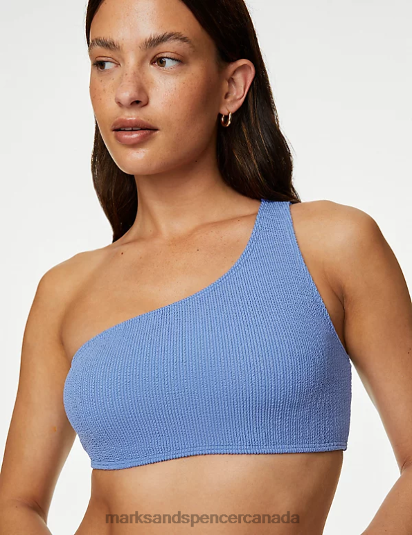 Marks and Spencer near me - Women Lupin Clothing Marks & Spencer Textured One Shoulder Bikini Top 20VTD2088