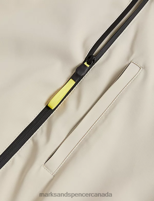 Women Beige Clothing Marks & Spencer Stormwear Ultra Hooded Longline Parka Coat 20VTD1755 - Marks and Spencer Canada locations