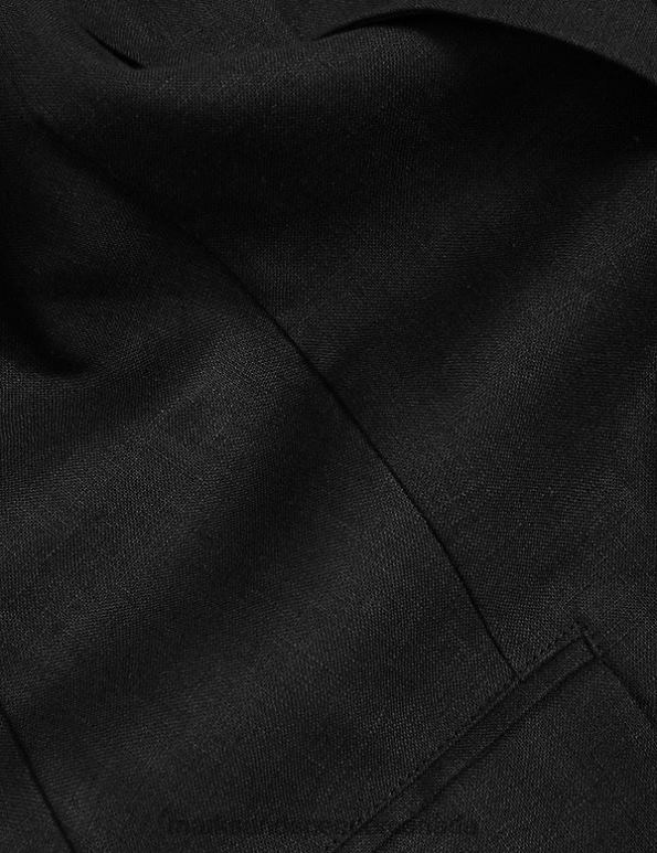 Marks and Spencer near me - Women Black Clothing Marks & Spencer Pure Linen Tailored Blazer 20VTD1776