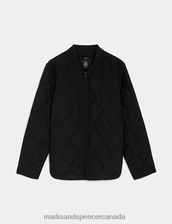 Marks and Spencer near me - Women Black Clothing Marks & Spencer Recycled Thermowarmth Lightweight Quilted Jacket 20VTD2089