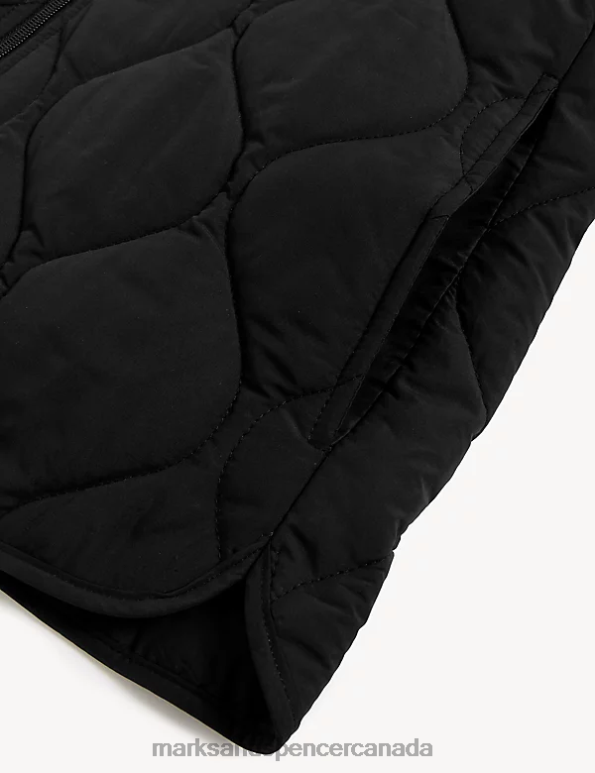 Marks and Spencer near me - Women Black Clothing Marks & Spencer Recycled Thermowarmth Lightweight Quilted Jacket 20VTD2089