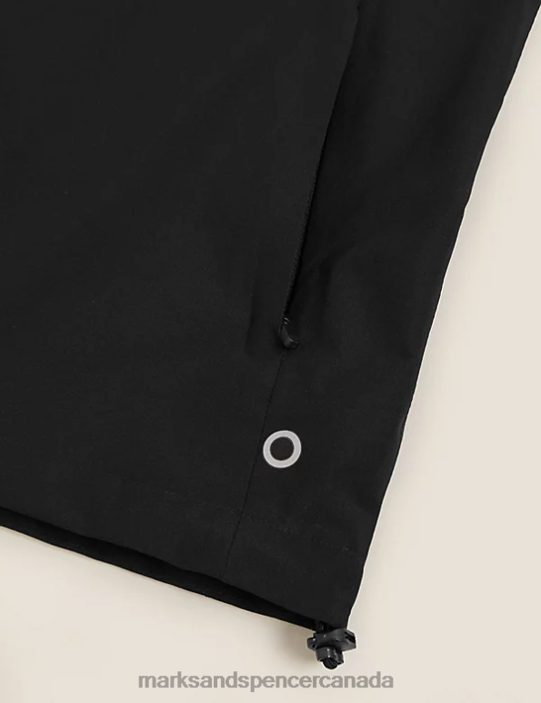 Women Black Clothing Marks & Spencer Stormwear Ultra Zip Up Hooded Jacket 20VTD3011 - Marks and Spencer Canada locations