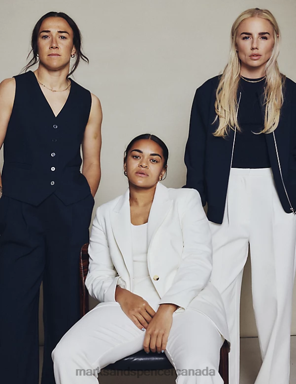 Women Dark Navy Clothing Marks & Spencer Relaxed Bomber Jacket 20VTD54 - Marks and Spencer Canada locations