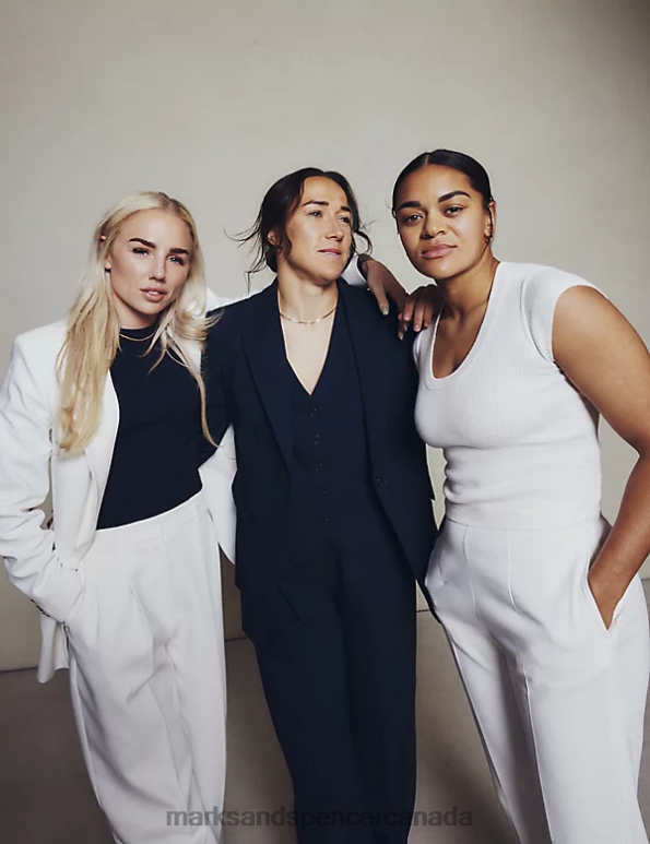 Marks and Spencer near me - Women Ivory Clothing Marks & Spencer Tailored Blazer 20VTD932