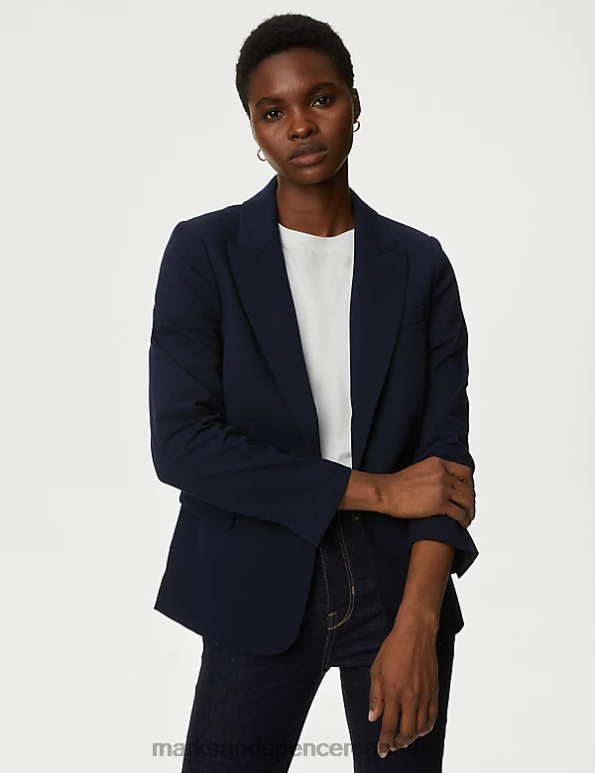 Marks and Spencer near me - Women Navy Clothing Marks & Spencer Slim Single Breasted Blazer 20VTD97