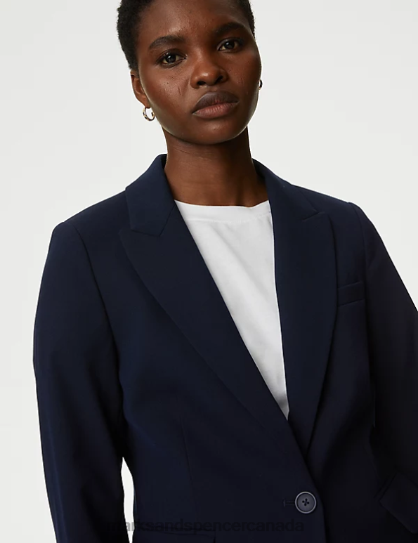 Marks and Spencer near me - Women Navy Clothing Marks & Spencer Slim Single Breasted Blazer 20VTD97