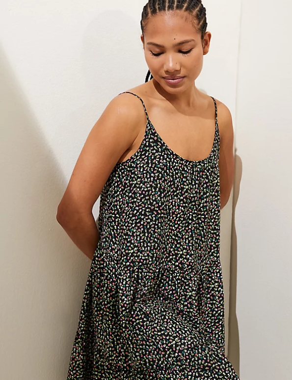 Women Black Mix Clothing Marks & Spencer 2pk Mini Swing Beach Dresses 20VTD2948 - Marks and Spencer online