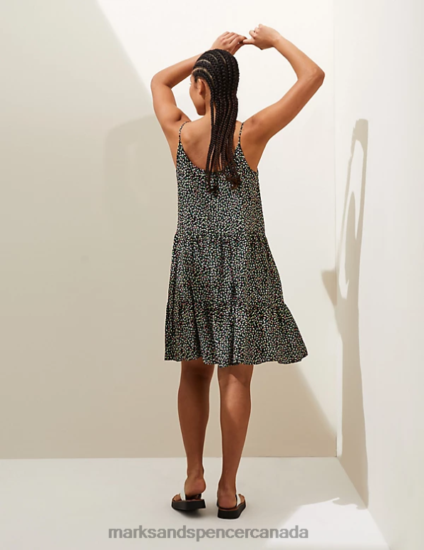 Women Black Mix Clothing Marks & Spencer 2pk Mini Swing Beach Dresses 20VTD2948 - Marks and Spencer online