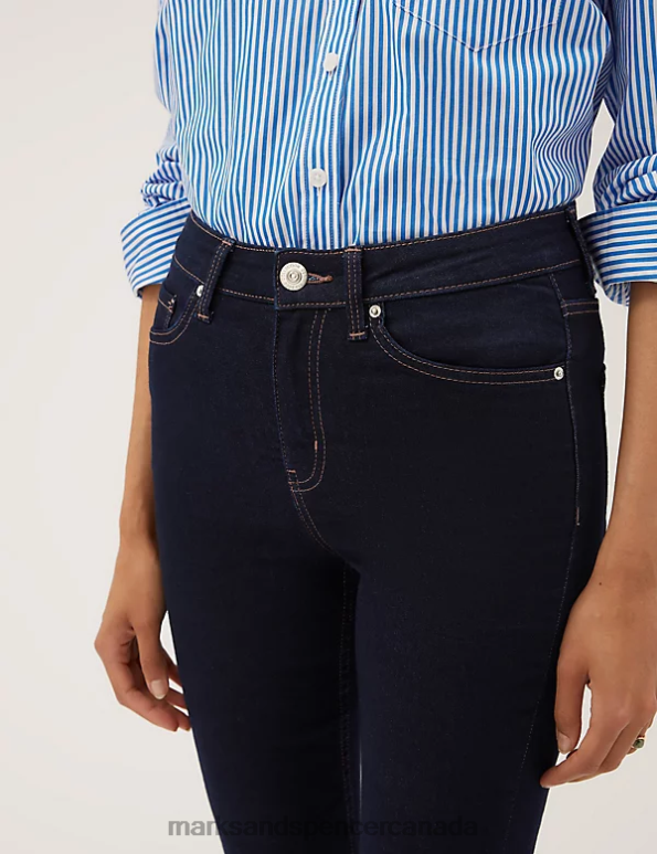 Marks and Spencer sale - Women Indigo Mix Clothing Marks & Spencer Ivy Skinny Jeans 20VTD3413