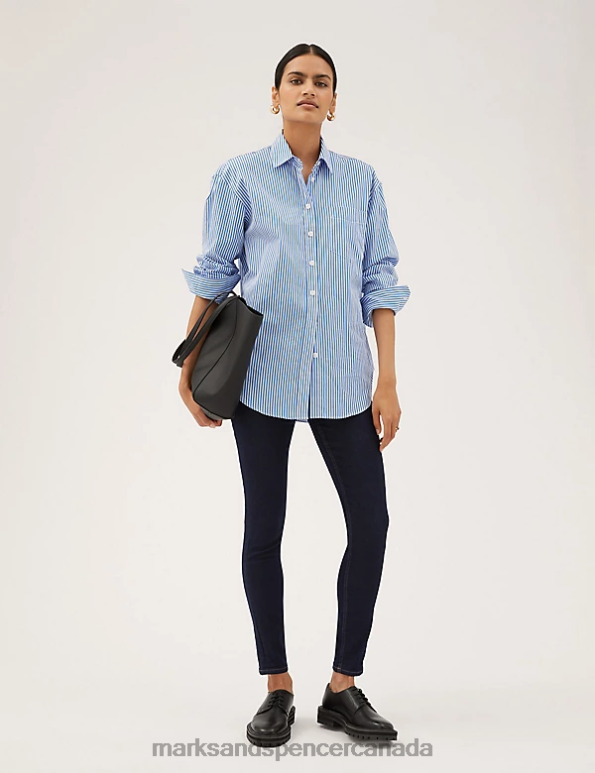 Marks and Spencer sale - Women Indigo Mix Clothing Marks & Spencer Ivy Skinny Jeans 20VTD3413