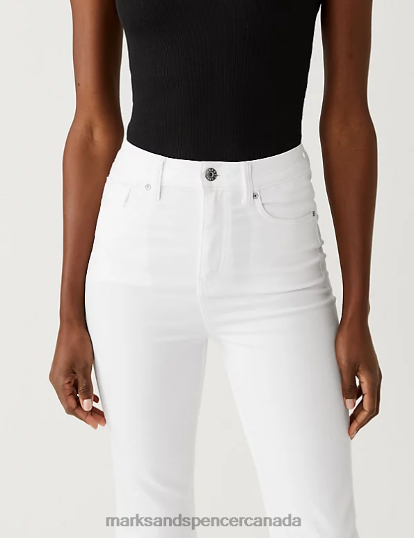 Marks and Spencer near me - Women Soft White Clothing Marks & Spencer Sienna Supersoft Straight Leg Jeans 20VTD1034