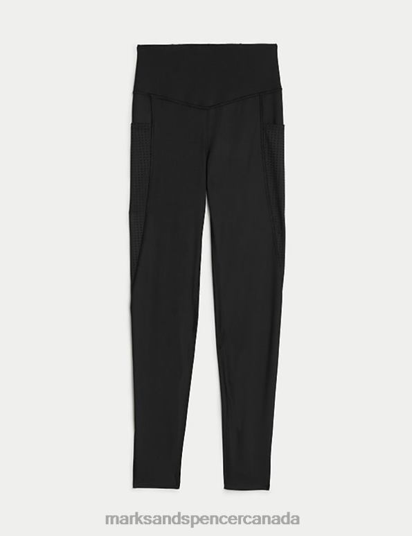 Marks and Spencer near me - Women Black Clothing Marks & Spencer Go Train Mesh High Waisted Gym Leggings 20VTD1777