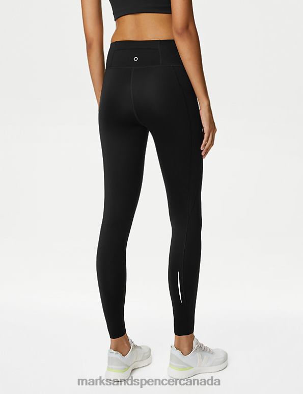 Marks and Spencer near me - Women Black Clothing Marks & Spencer Go Train Mesh High Waisted Gym Leggings 20VTD1777