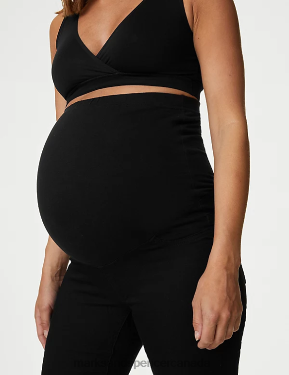 Marks and Spencer Canada - Women Black Clothing Marks & Spencer Maternity Over Bump Jeggings 20VTD2292