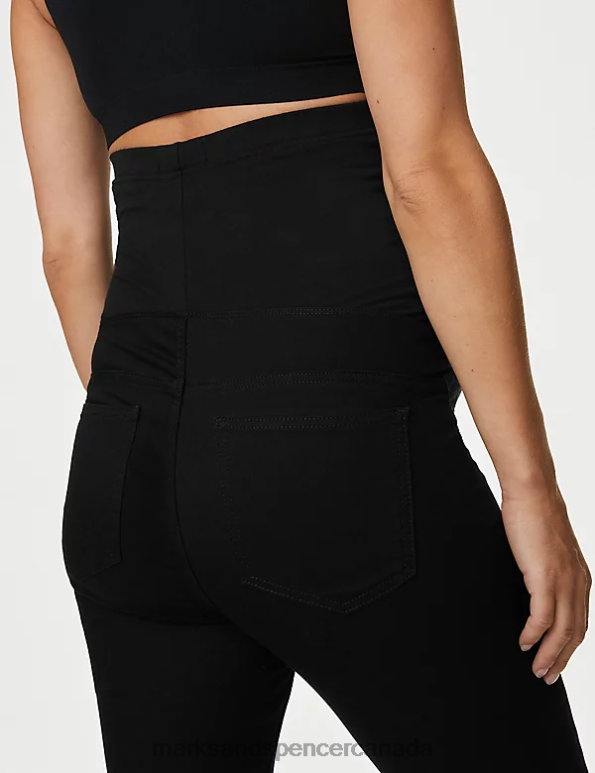 Marks and Spencer Canada - Women Black Clothing Marks & Spencer Maternity Over Bump Jeggings 20VTD2292