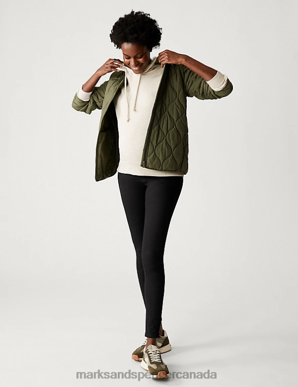 Marks and Spencer Canada - Women Black Clothing Marks & Spencer Maternity Over Bump Jeggings 20VTD2292