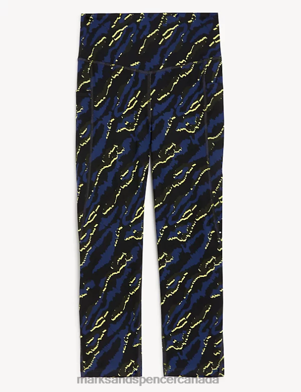 Marks and Spencer near me - Women Carbon Clothing Marks & Spencer Go Train Printed High Waisted Gym Leggings 20VTD3233