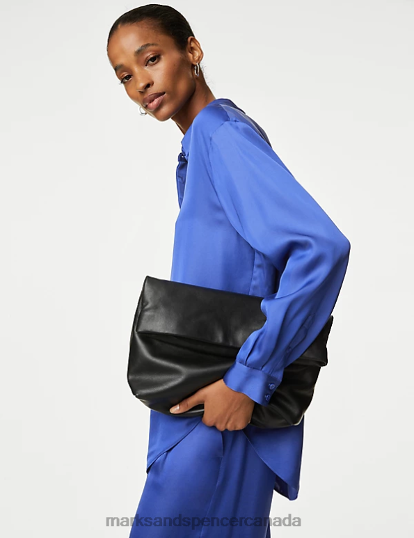 Women Iris Clothing Marks & Spencer Satin Collared Oversized Shirt 20VTD1907 - Marks and Spencer online