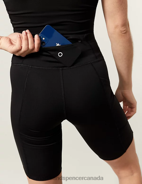 Women Black Clothing Marks & Spencer Go Move Shorts 20VTD3212 - Marks and Spencer online