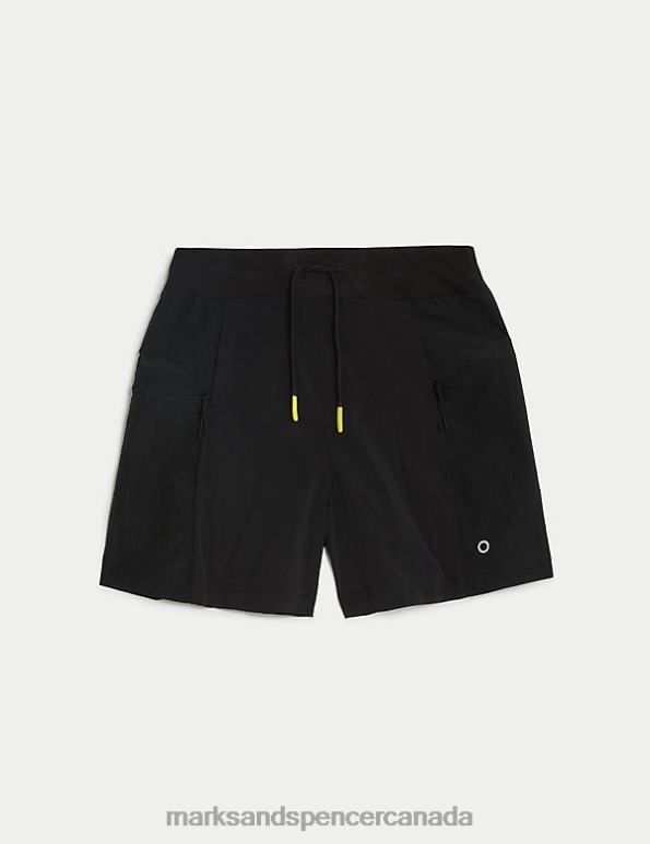 Marks and Spencer sale - Women Black Clothing Marks & Spencer Stormwear High Waisted Walking Shorts 20VTD441