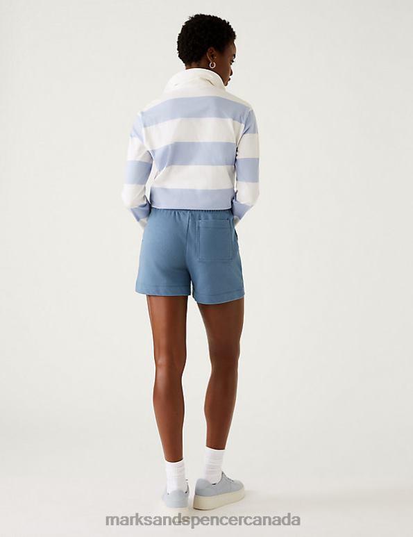 Marks and Spencer near me - Women Ocean Clothing Marks & Spencer Cotton Rich Jersey Jogger Shorts 20VTD1193