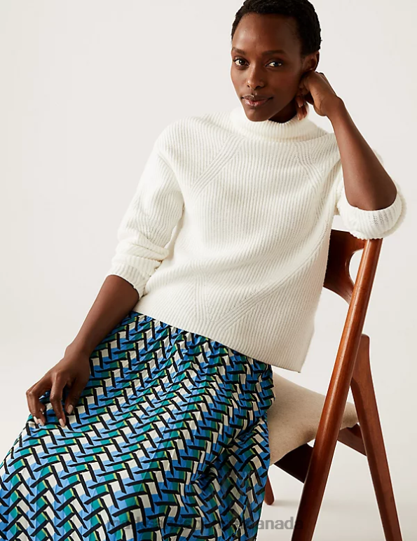 Women Multi Clothing Marks & Spencer Geometric Pleated Midaxi Skirt 20VTD1660 - Marks and Spencer Canada locations