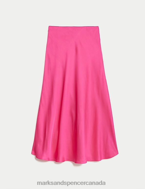 Women Peony Clothing Marks & Spencer Satin Midaxi Slip Skirt 20VTD3294 - Marks and Spencer online
