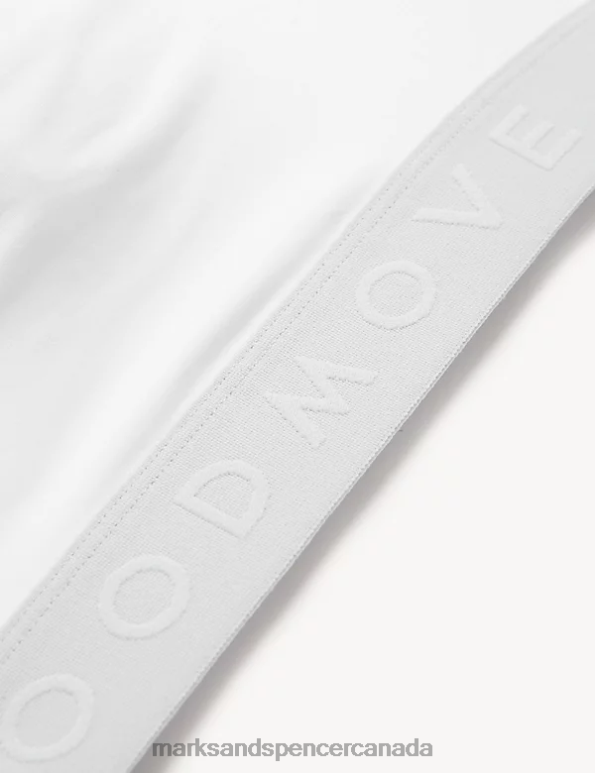 Marks and Spencer sale - Women White Clothing Marks & Spencer Medium Support Non Wired Sports Bra 20VTD4059