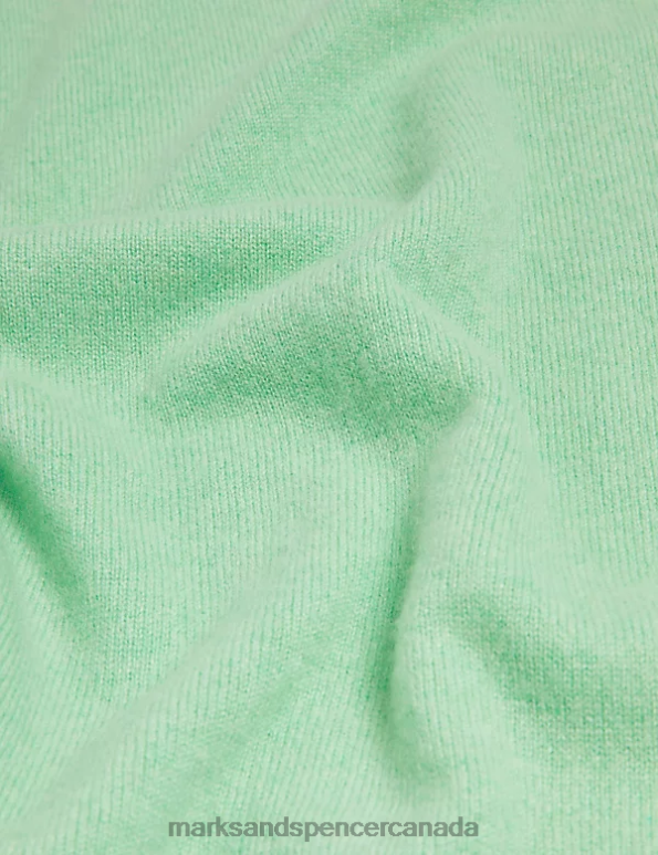 Marks and Spencer sale - Women Fresh Mint Clothing Marks & Spencer Pure Cashmere Crew Neck Jumper 20VTD3508