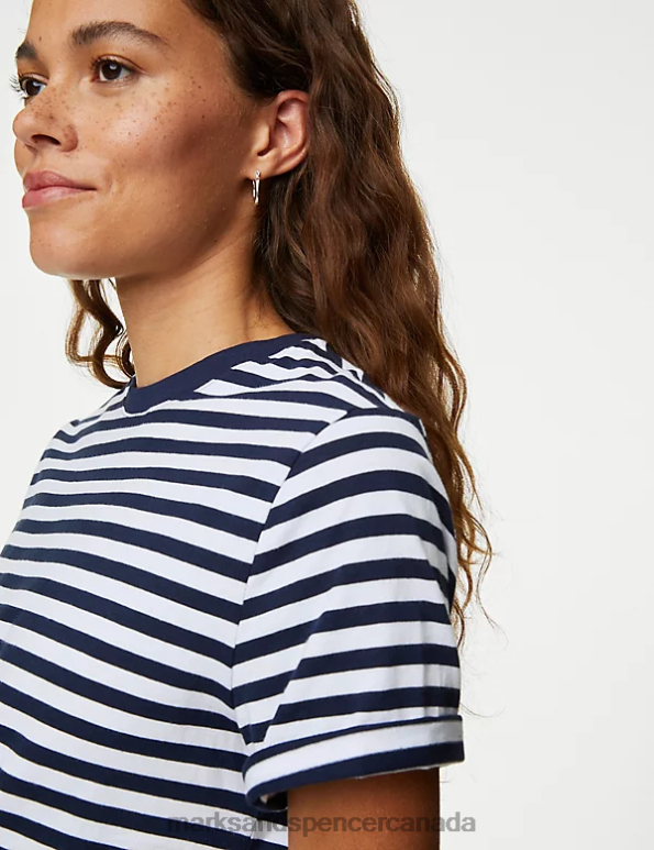 Marks and Spencer near me - Women Black Mix Clothing Marks & Spencer 3pk Pure Cotton Everyday Fit T-Shirts 20VTD881