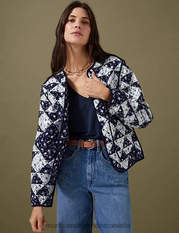 Women Navy Clothing Marks & Spencer Modal Rich V-Neck T-Shirt 20VTD2673 - Marks and Spencer Canada locations