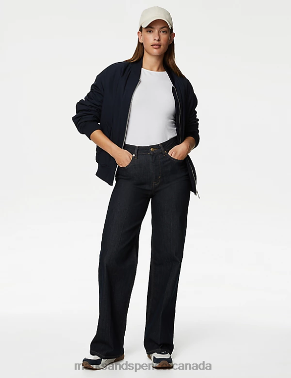 Women White Clothing Marks & Spencer Cotton Rich Slim Fit 3/4 Sleeve T-Shirt 20VTD833 - Marks and Spencer outlet