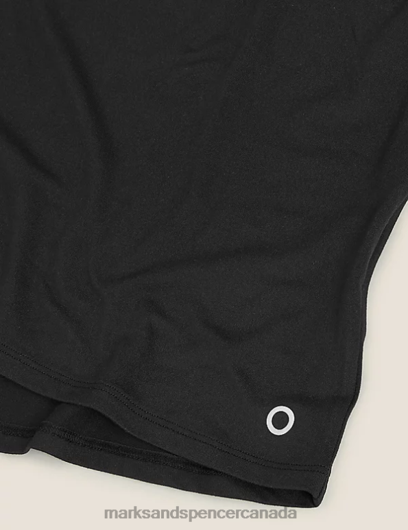 Marks and Spencer near me - Women Black Clothing Marks & Spencer Scoop Neck Relaxed Sleeveless Yoga Top 20VTD3279