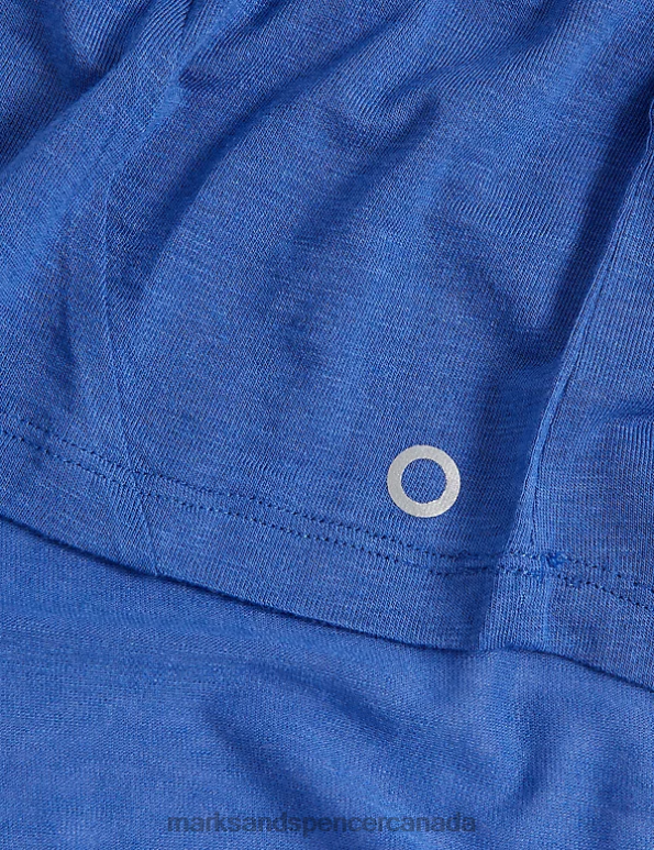 Women Cornflower Clothing Marks & Spencer Lightweight Base Layer Fitted Top 20VTD1056 - Marks and Spencer outlet