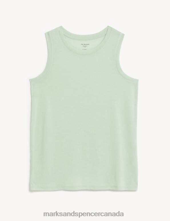 Marks and Spencer near me - Women Light Mint Clothing Marks & Spencer Relaxed Vest Top 20VTD2472