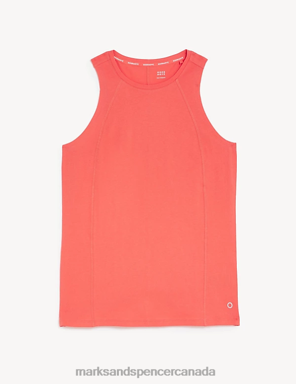 Women Melon Clothing Marks & Spencer Pure Cotton Scoop Neck Relaxed Vest Top 20VTD1181 - Marks and Spencer Canada locations