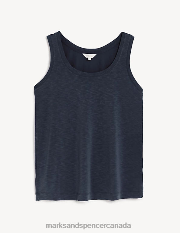 Marks and Spencer near me - Women Navy Clothing Marks & Spencer Modal Rich Vest Top 20VTD2337