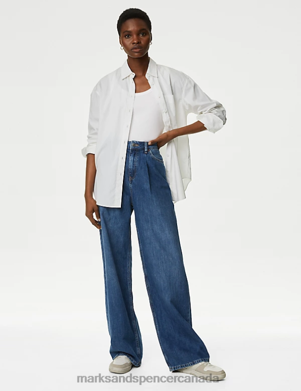 Women Soft White Clothing Marks & Spencer Cotton Rich Ribbed Slim Fit Vest Top 20VTD799 - Marks and Spencer online