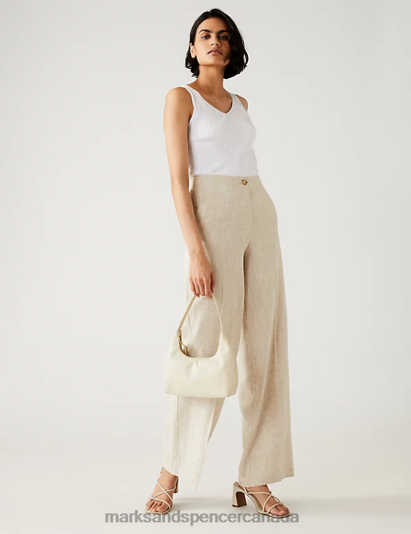 Women Soft White Clothing Marks & Spencer Ribbed V-Neck Knitted Vest 20VTD1943 - Marks and Spencer online