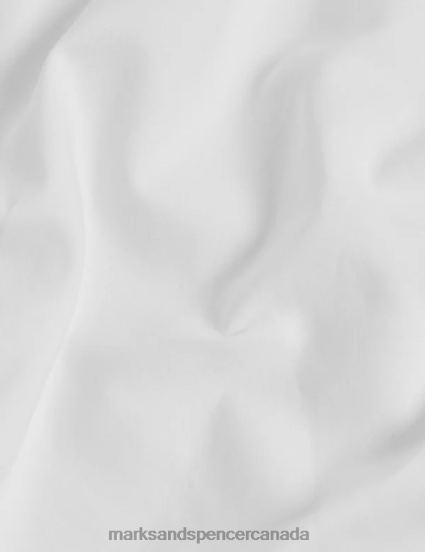 Marks and Spencer Canada - Women White Clothing Marks & Spencer Pure Cotton Oversized Long Sleeve Shirt 20VTD3269